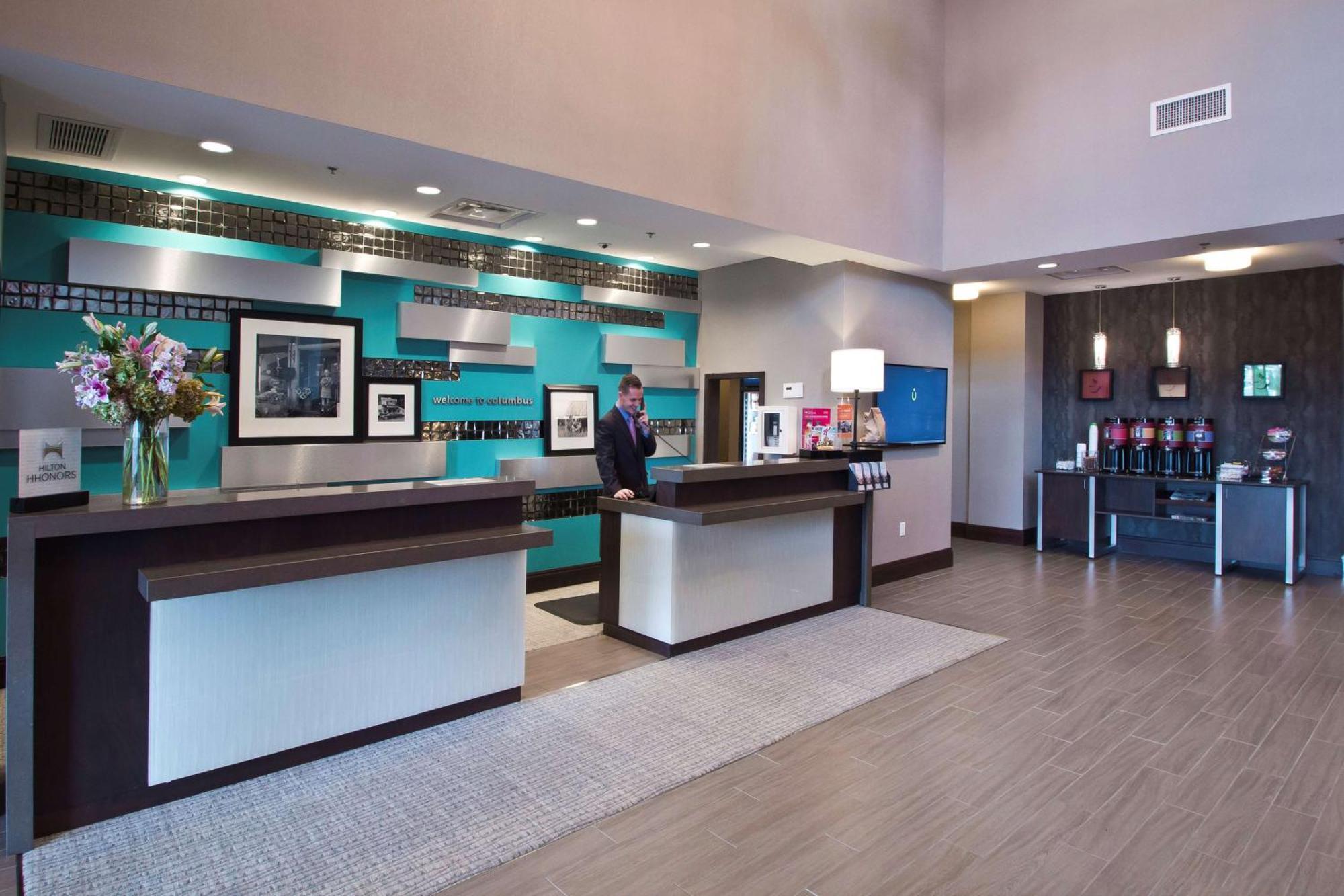 Hampton Inn & Suites Columbus/University Area Extérieur photo