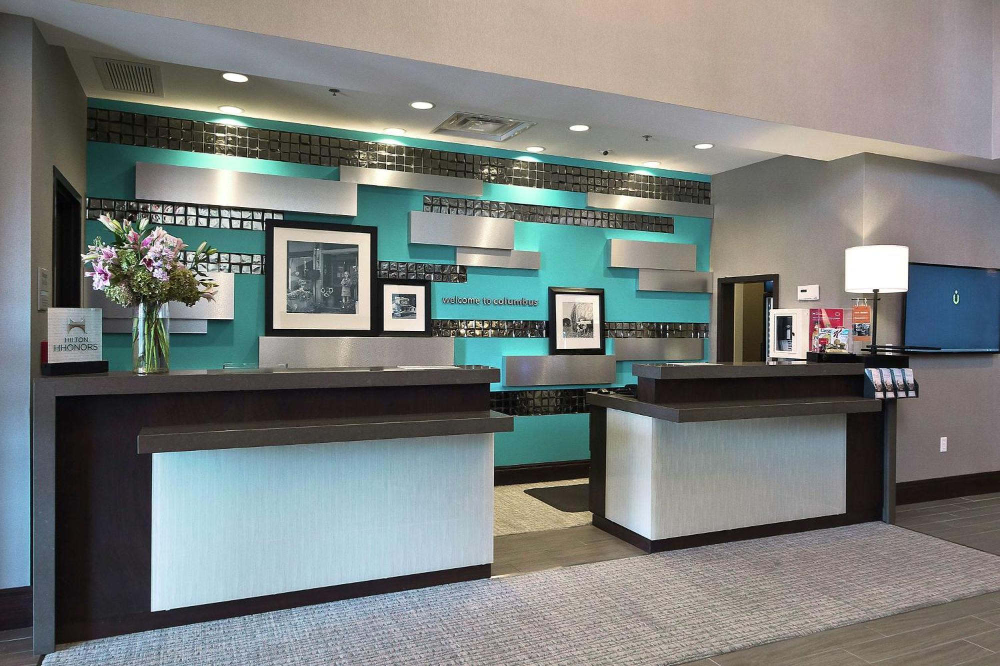 Hampton Inn & Suites Columbus/University Area Extérieur photo